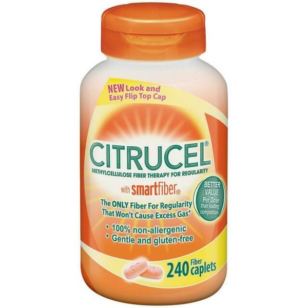 Citrucel Methylcellulose Fiber Therapy 500mg Caplets - 240 Count online ...