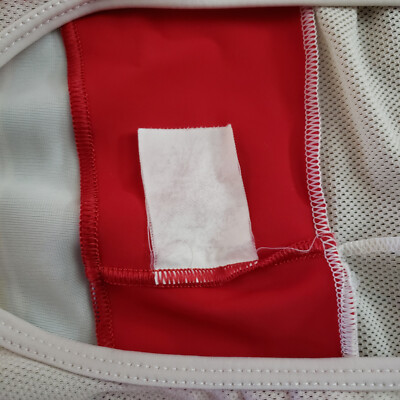 Cuissard à Bretelles Cyclisme Homme L – Rouge Vintage Italie, Rembourré (8/10)