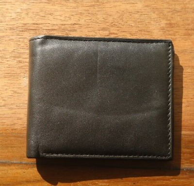 Black Real Leather PURSE WALLET | eBay