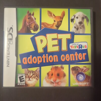 Pet Adoption Center Nintendo DS Complete CIB Toys R Us Exclusive 