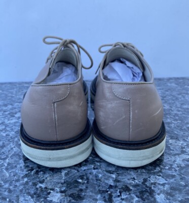 GUCCI Calfskin Cirano Lux Mens Lace-up Oxfords Size 9 Chalk GUCCI Calfskin Cirano Lux Mens Lace-up Oxfords Size 9 Chalk  main image 2