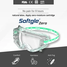 Chemical lab Safety goggles Natural latex form No Pain Anti fog Ansi Z87.1