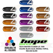 Hope Tech 4 Master Cylinder Cap Lid - All Colors - Brand New