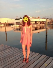 summer strap mini dress bought at urban outfitters XS / linen & cotton