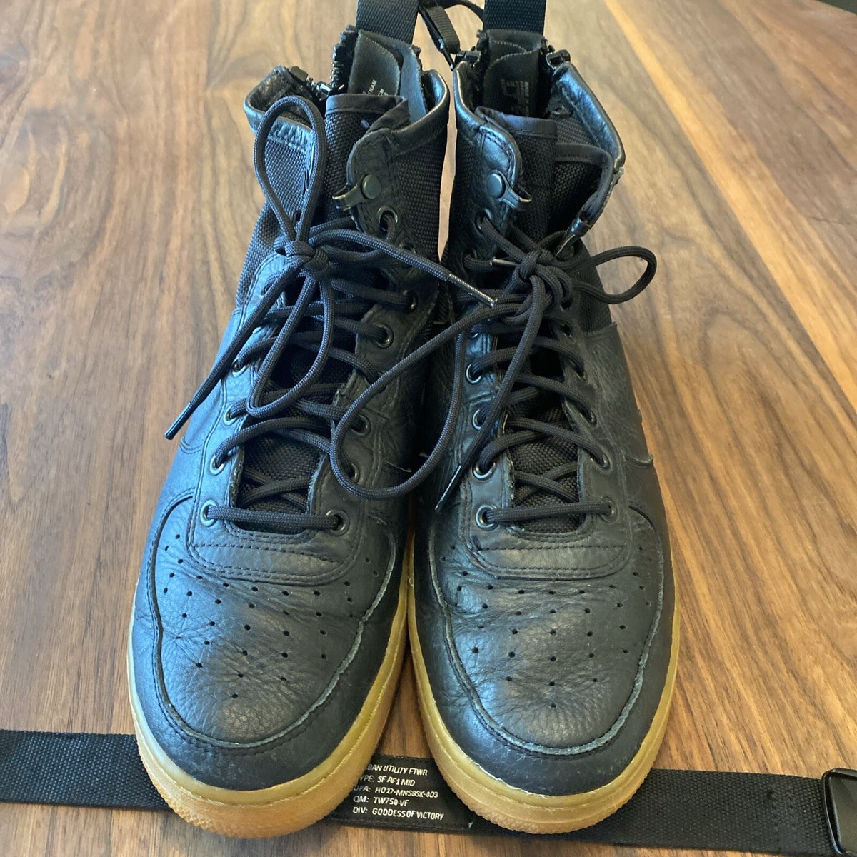 NIKEエアフォース1 (SF-AF1 MID URBAN UTILITY ) Nike Air SF AF1 MID Urban Utility FTWR Navy Mens Shoes Size