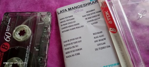 Lata Mangeshkar Ver 02 . indian audio songs Cassette TDK - Picture 2 of 5