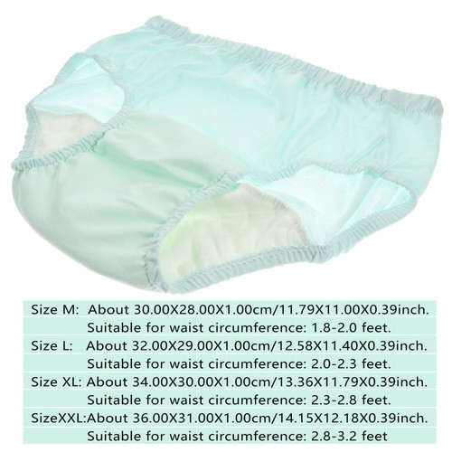 Urine-proof Care Pants Reusable Diaper Washable Diapers for Adults Woman Travel - Picture 5 of 12