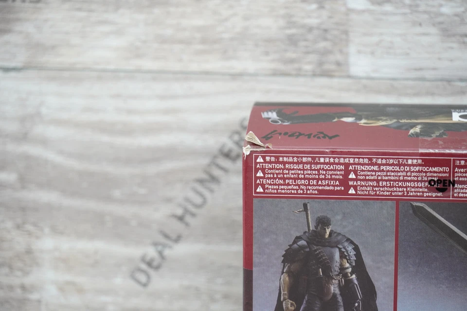 Figura de acción Max FactoryBerserk figma Guts: Black Swordsman *Nuevo* Foto 3 de 4