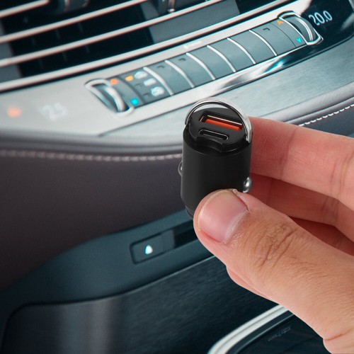 1 Retractable Car Chargers, Fast Car Phone Adapters Car Charger with Dual - 第 3/12 張圖片