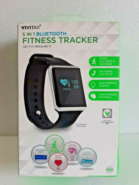 Wearable Tech Vivitar Fitness Activity Tracker App Smartwatch