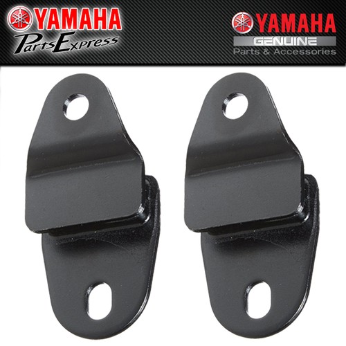1987 2006 YAMAHA BANSHEE 350 YFZ350 OEM EXHAUST HANGER BRACKETS STAYS SET PAIR eBay