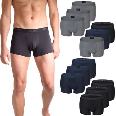 JOOP! Herren Boxer Unterhosen EVERYDAY Logobund Organic Cotton-Stretch| 3er Pack