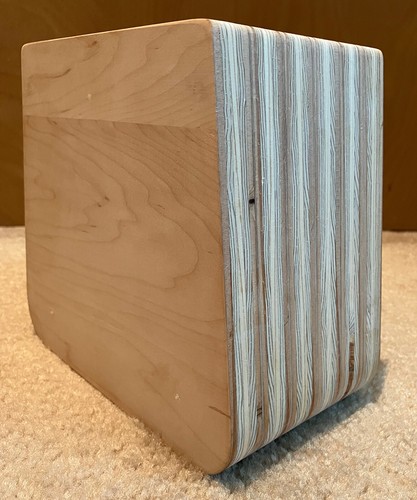 Z-Plan Fabrication The LAST STAND for Apple Displays – Handmade Wood 4 ⅜" Riser - Picture 7 of 13