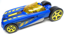 2020 HOT WHEELS PHARODOX BLUE 1:64 DIECAST 2 3/4" CAR WITH YELLOW BLACK & GRAY