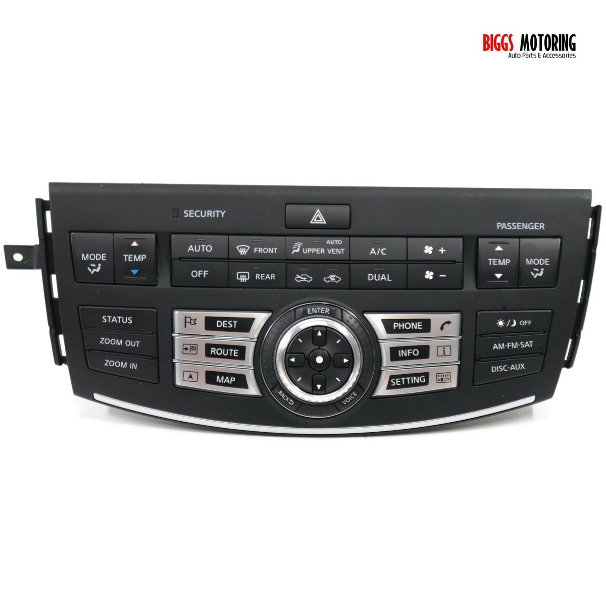 2008-2010 Infiniti M35 M45 Navigation Radio Ac Control Panel