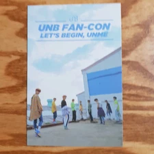 UNB Official Postcard UNB Fan-Con Let's Begin, UNME Kpop Genuine