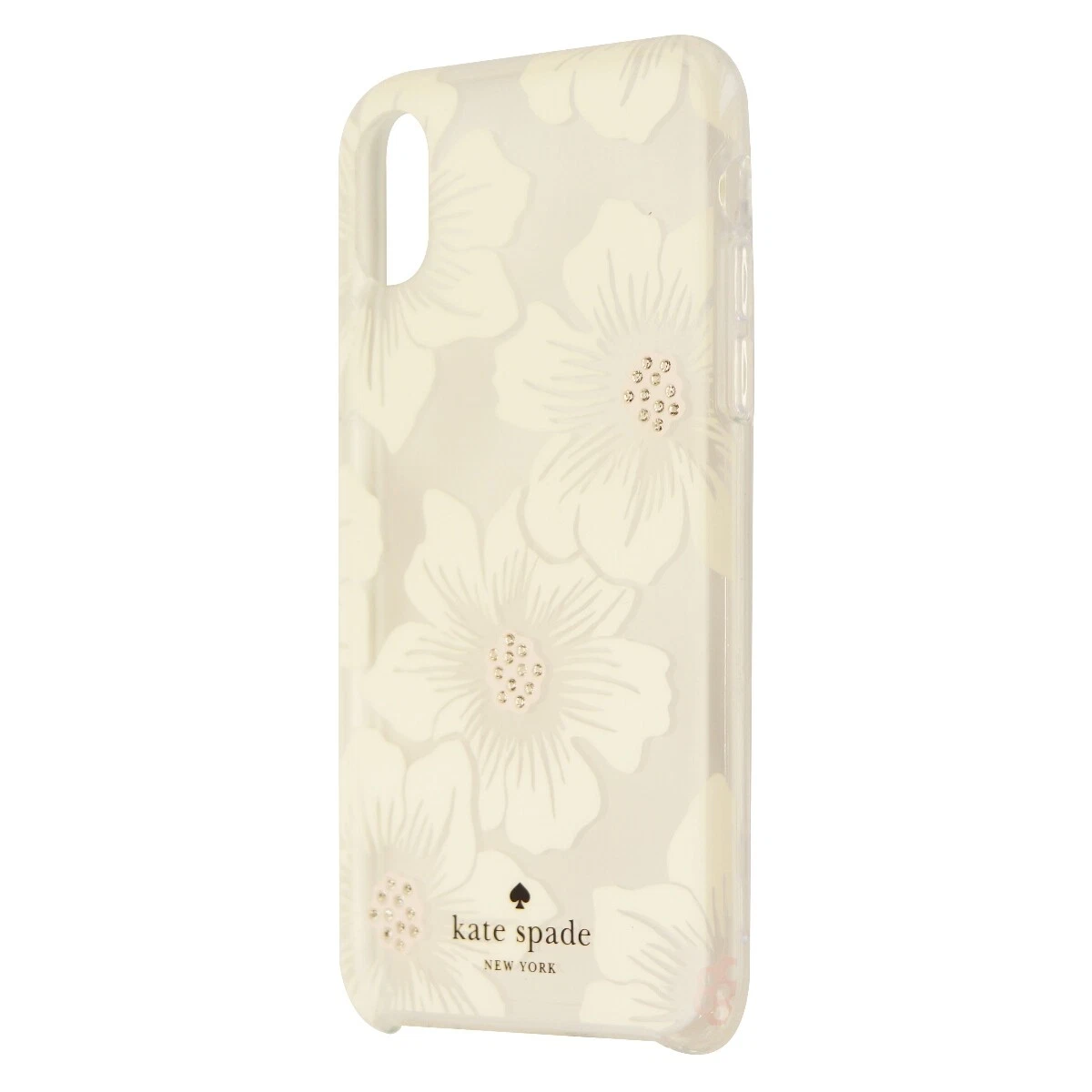 Kate Spade New York Hardshell Case for Apple iPhone X 10 - Clear/White  Flowers | eBay