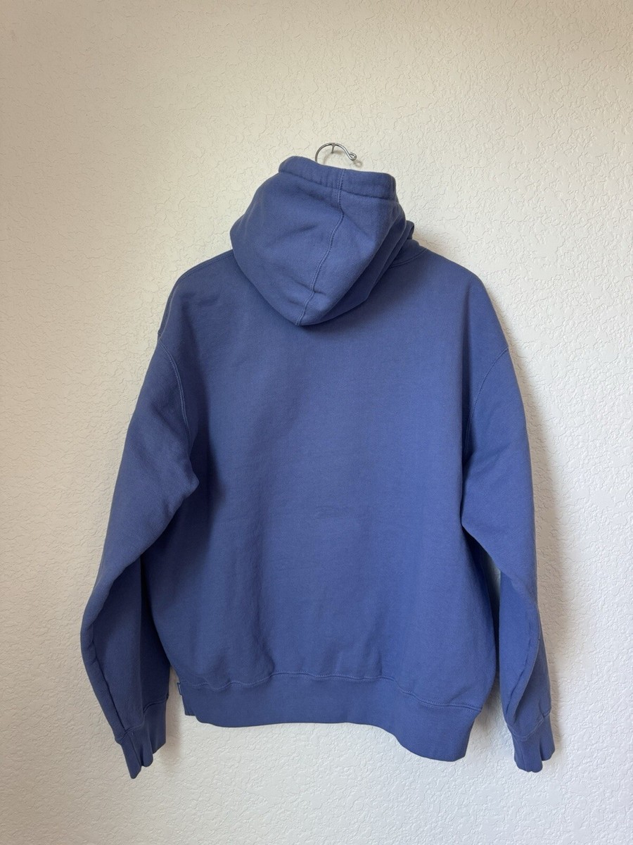 SUPREME Embroidered Love Stronger Than Fear Hoodie Sweatshirt Sz M