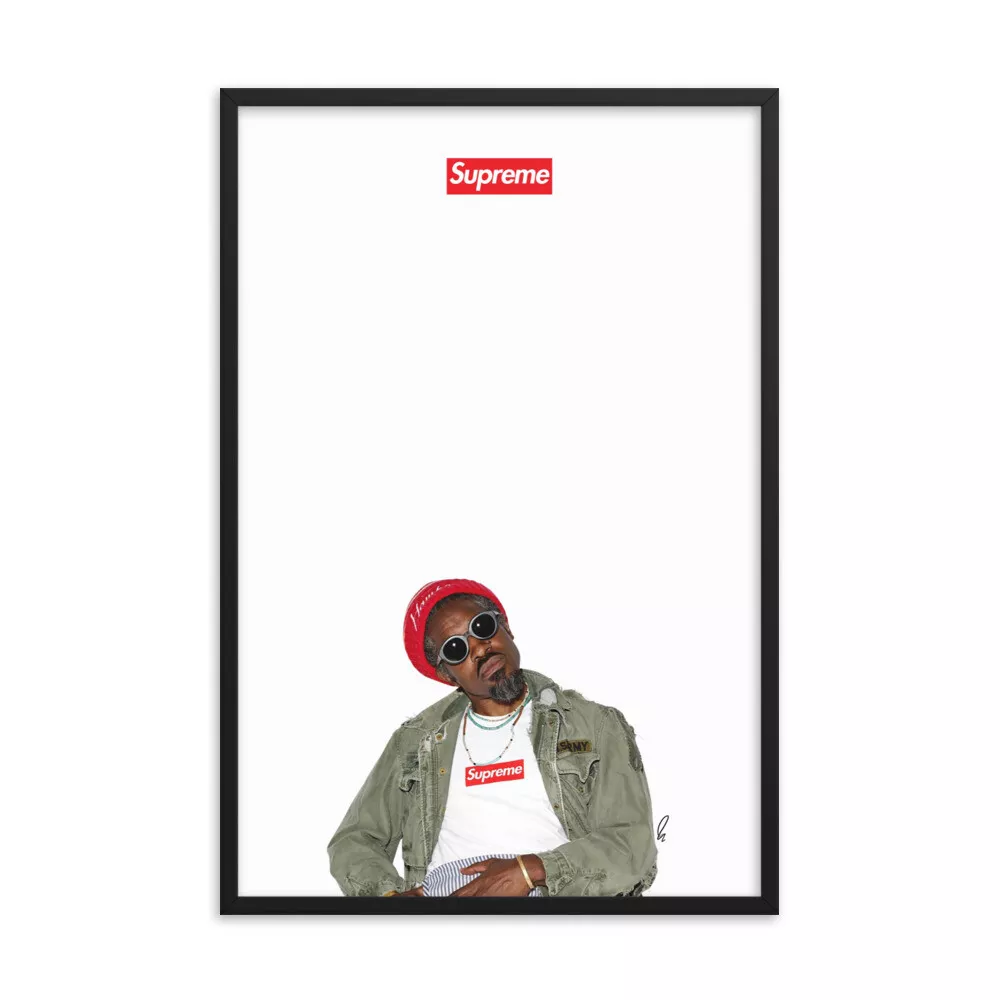 Andre 3000 Supreme Framed poster