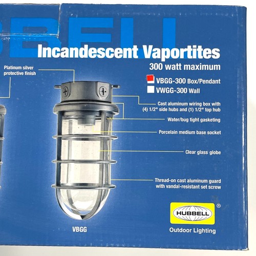 Hubbell Lighting VBGG300 Outdoor Incandescent Vaportite Jelly Jar