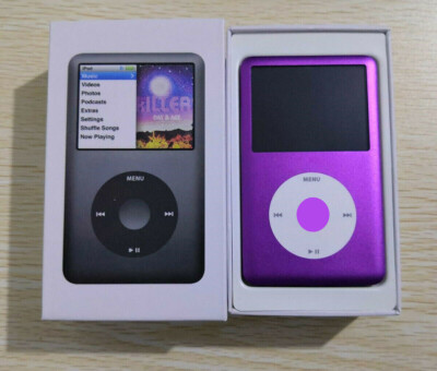 NEW Apple iPod classic 7th Generation Purple/ White 2TB MP3 - With New Box
