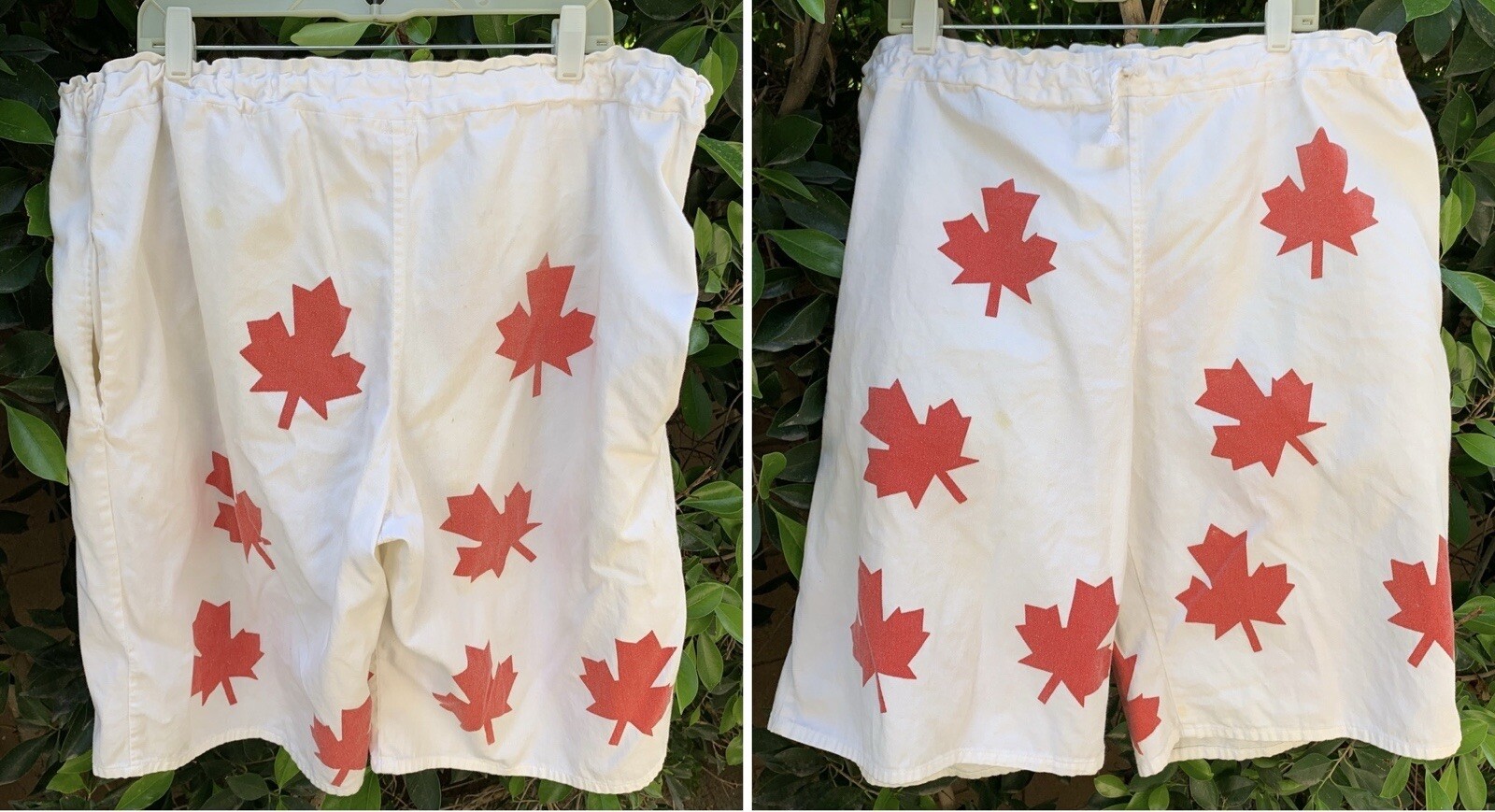Canada Maple Leaf Canadian Draw String Waist Shor… - image 2
