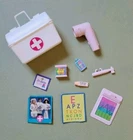 Vintage Barbie Doctor Playset Bag Case With Accessories Tools