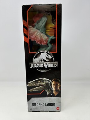 Jurassic World Articulated Action Figure DILOPHOSAURUS FVL38 by Mattel