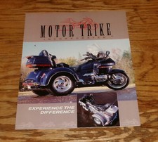 Original 2001 Motor Trike Inc Conversion Motorcycle Tricycle Sales Brochure 01
