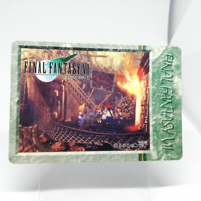82 Mission Complete Final fantasy Ⅶ square Enix Card FF7 BANDAI