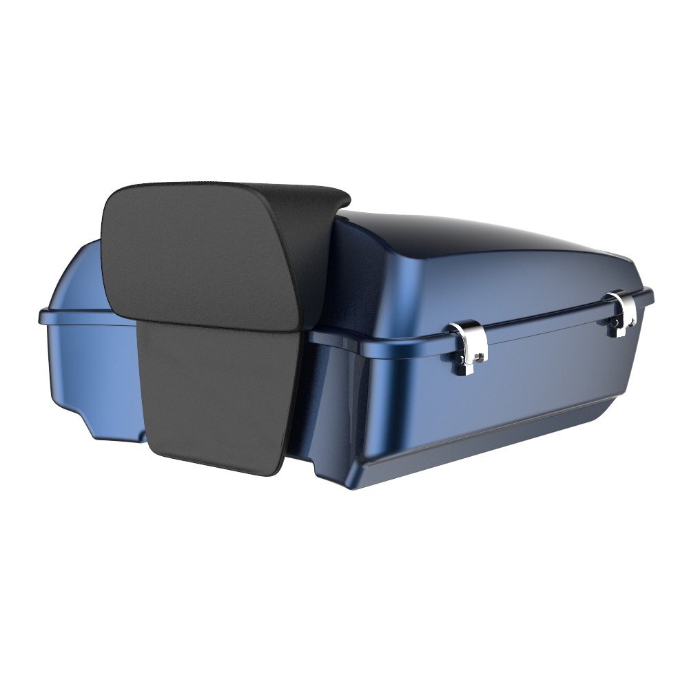 Advanblack Big Blue Pearl Chopped Tour Trunk Luggage Pad Fits 97+