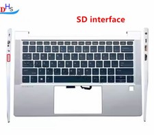 M49527-001 New For HP ProBook 430 g8 Palmrest Bezel Cover Backlit Keyboard SD