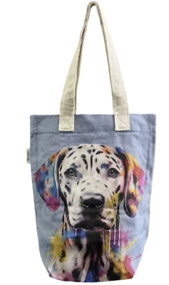 Dalmatian Tote Bag large shopper 100% cotton novelty dog lover stocking filler - Image 1 of 3