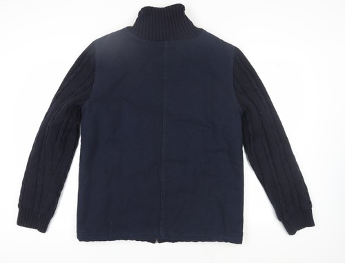 Altamont Men's Blue Bomber Jacket L Collared - Picture 2 of 12