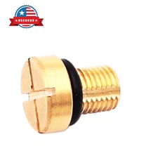 Engine Coolant Hose Bleed Screw Plug Brass Fits for 2010-2016 Land Rover LR4