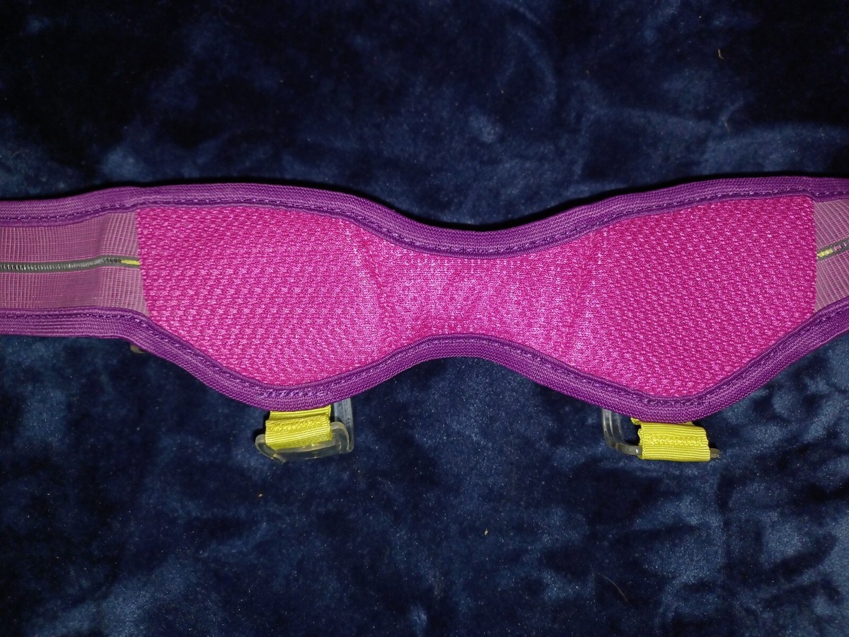 Nathan Hydration Waist Belt Pink 2-10oz Water Bottles 
