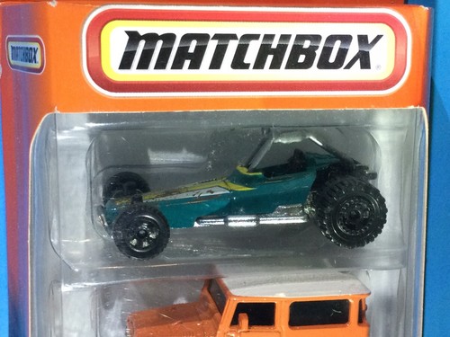 2010 MATCHBOX 5 PACK DESERT ADVENTURE NO.9 TOYOTA LAND CRUISER JEEP WRANGLER - Picture 2 of 12