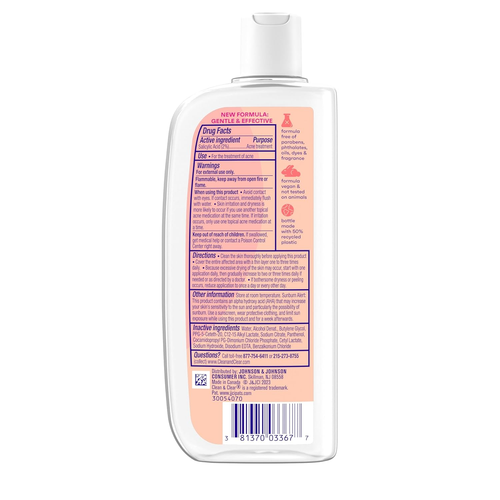Essentials Oil-Free Acne Toner, 2% Salicylic Acid Acne Treatment, Gentle Facial - Picture 9 of 12
