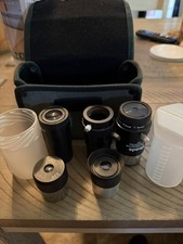 1.25 inch telescope eyepieces including Celestron and Orion Sirius.