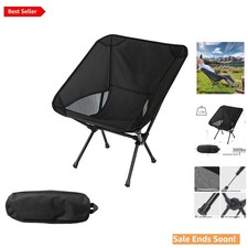Durable Lightweight Camping Chair with Carry Bag - Ideal for Outdoor Adventures