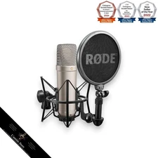 Rode NT1-A Studio Cardioid Condenser Microphone 5dB SPL 20-KHz XLR NT1A SM6 JP