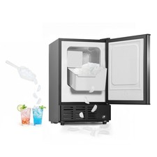 VEVOR Under Counter Ice Maker 15 LBS/Day Crescent Ice Maker  11LBS Storage Bin