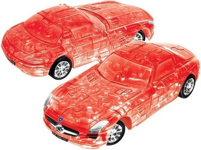 Puzzle Fun 3D 1:32 Mercedes Benz SLS AMG GT - Translucent Red- 62
