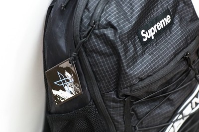 Supreme FW23 Box Logo Black Backpack Rare | eBay