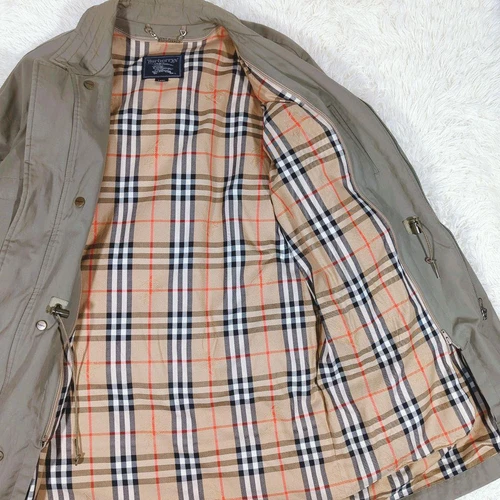 BURBERRYS Cappotto Uomo Nova Check Beige Scuro Vestibilità Asiatica L US Taglia M Usatoo+
