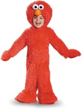 Kid's Sesame Street Elmo Deluxe Plush Toddler Costume Toddler 12-18 Months