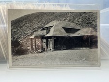 Palm Canyon Trading Post Palm Canyon California RPPC Native Desert Scene  6