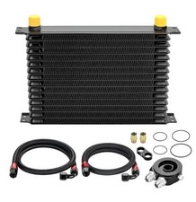 Oil Cooler Kit, 10AN Transmission Engine Cooler Japanese Radiator 15 Row