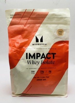 MyProtein Impact Whey Isolate Protein Powder Vanilla 2.2 lbs. BB 10/2026