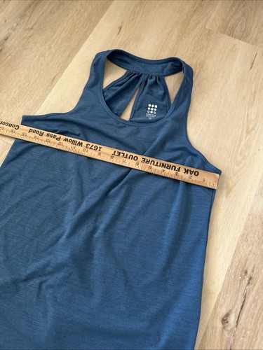 Title Nine Womens Teal Blue Athleisure Workout Athletic Tank Top S Small - Picture 3 of 8